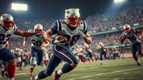 TreVeyon Henderson in action for Patriots winning streak against Jets.