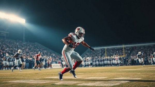 Pittsburg defense special teams performance in action under stadium lights.
