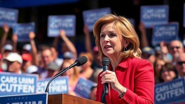 Rae Huang launching mayoral campaign in Los Angeles.