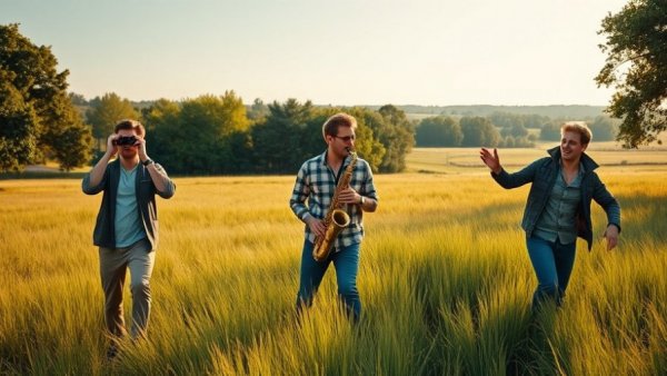 Avimancy Project Akron Art Nature Conservation activity in a field