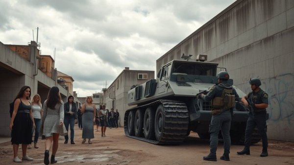 Tense encounter involving Israel war crimes allegations with women, soldiers, and bulldozer.