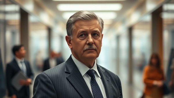 Darrell Issa election challenges, man in suit, thoughtful expression in corridor.