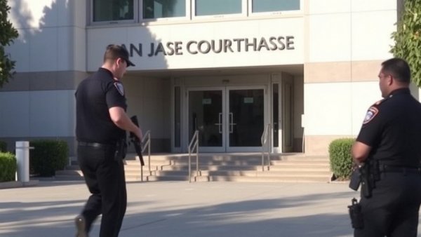 Man detained at San Jose courthouse on suspicion of carrying gun