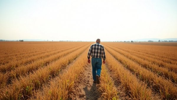California farmworker in field, illustrating deportation impact.