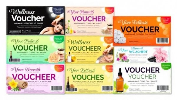 Holistyx gift vouchers displayed with wellness options.