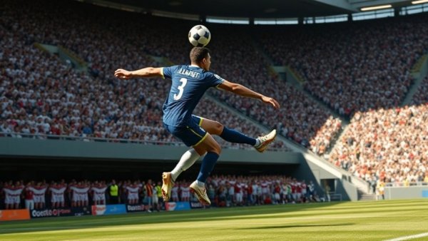 Football player mid-air collision in game, Kyren Williams injury.