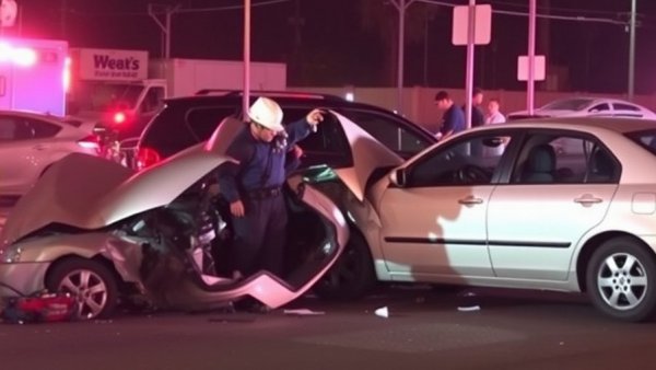 Man killed in 7-car crash in Huntington Beach