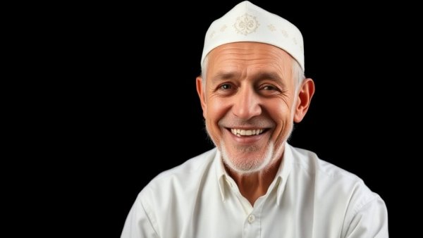 Elderly man in a hat smiling warmly, Cary-Hiroyuki Tagawa.