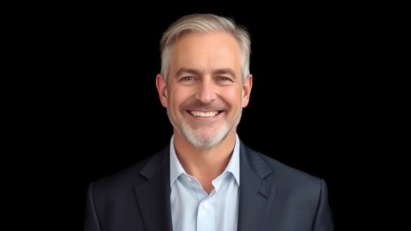 Confident man in a suit smiling, Port of Long Beach CEO Noel Hacegaba.