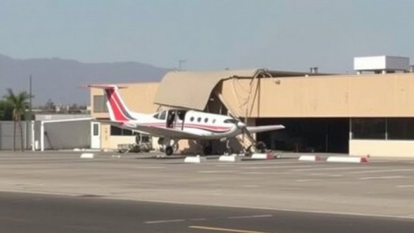 Stolen flight school plane crashes into building at Van Nuys Airport