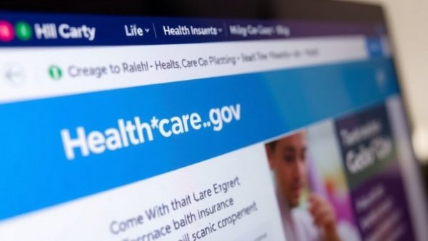 Healthcare.gov website interface for Obamacare affordability crisis.