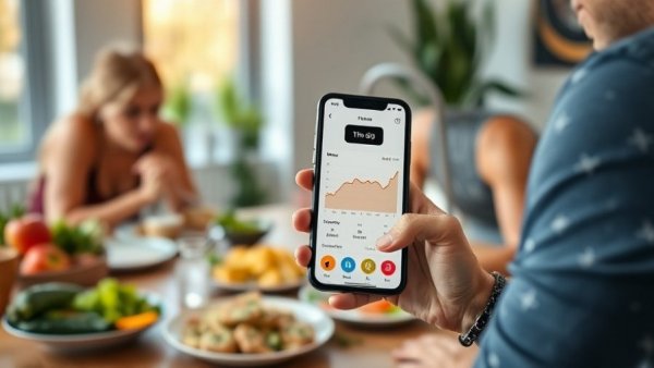 Users analyzing fitness app data at table, fitness trends 2026.