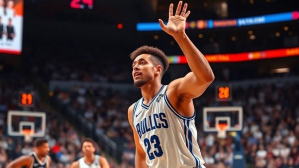 Draymond Green gestures during game, dynamic basketball scene