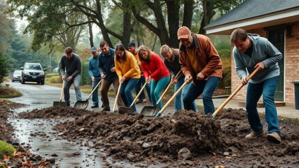 California debris flows storm safety teamwork in action