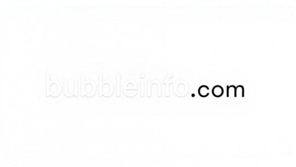 Monochrome logo for bubbleinfo.com