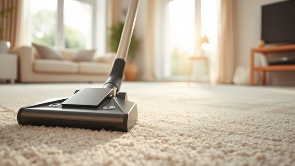 Living room carpet cleaning before listing a home.