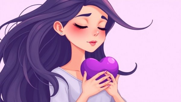 Reflective positive journaling concept with serene illustration