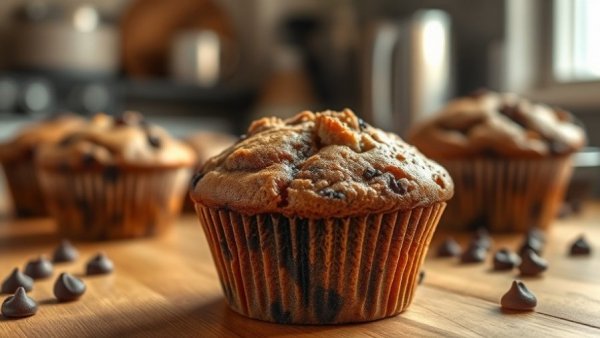 Decadent chocolate swirl muffin, ideal for favorite family-friendly recipes 2025
