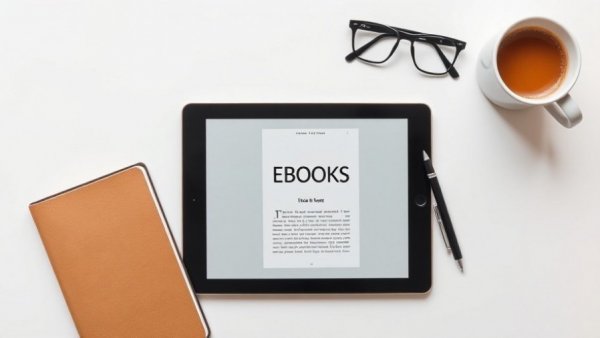 eBook cover flatlay with coffee and glasses, emotional triggers theme.