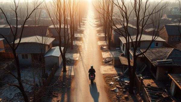 Los Angeles fire recovery challenges in a smoke-filled, damaged neighborhood.