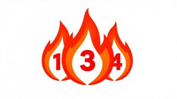 Three vibrant flames with numbers, representing intensity levels.
