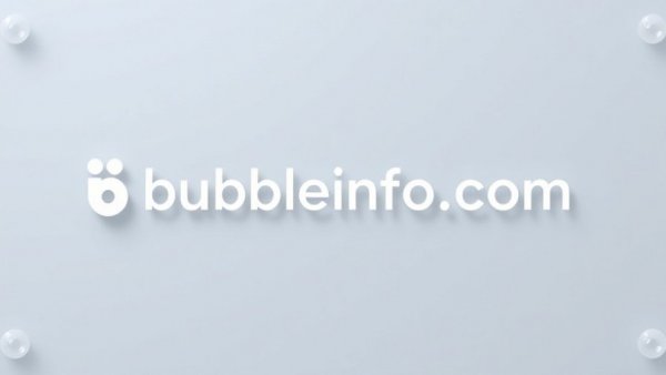 bubbleinfo.com logo in white text on a transparent background