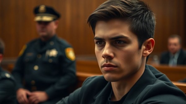 Luigi Mangione Death Penalty Fight in a courtroom setting.