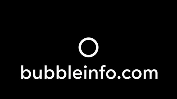 bubbleinfo.com web logo, modern minimalist design.