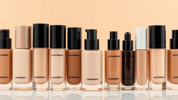 Best New Beauty Products January 2026: Luxury foundation shades showcase.
