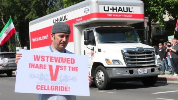 Man who drove U-Haul truck into anti-Iranian regime protest in Westwood speaks out