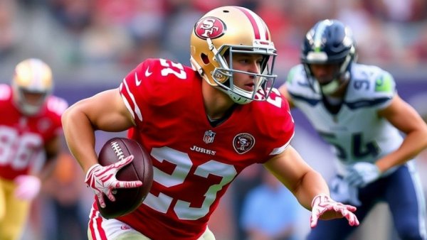 49ers star RB Christian McCaffrey injured in playoff game against Seahawks, returns in 3rd quarter