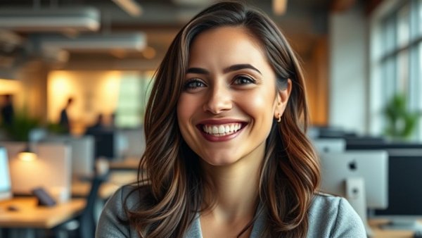 San Diego local news anchor in office setting.