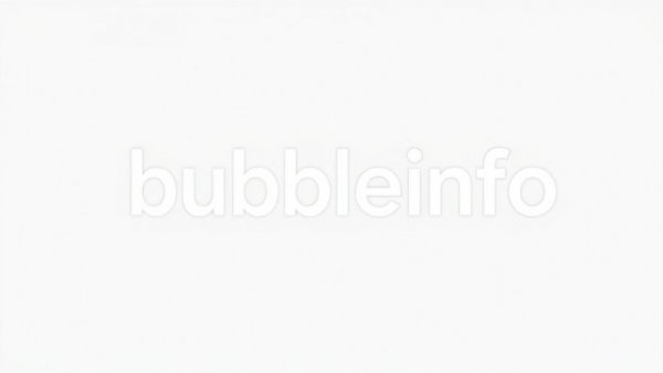 Logo for bubbleinfo.com in simple white text.