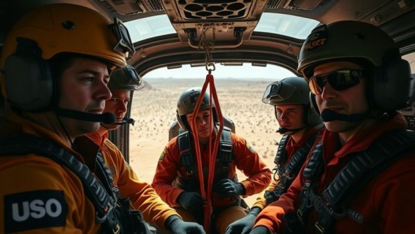 Helicopter rescue mission demonstrating hiking safety tips.