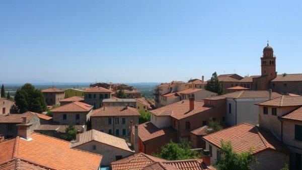 Charming Italian rooftops on a girls trip to Florence Italy.