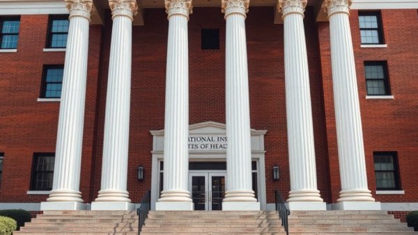 National Institutes of Health building related to fetal tissue research ban.