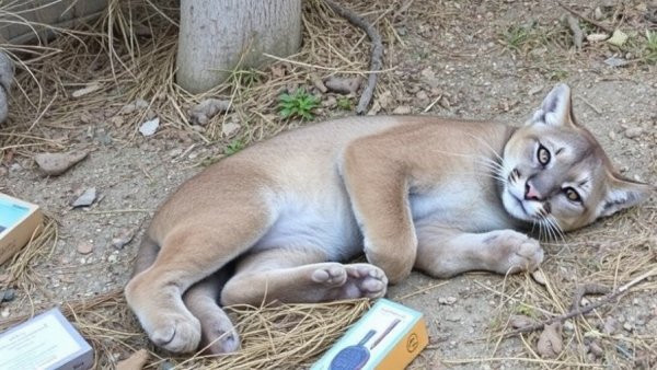 Mountain lion lost in Castaic in ‘good condition' as reunification efforts are underway