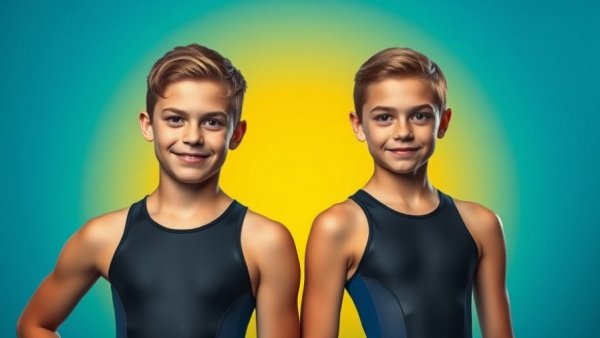 UCU Athletes of the Week: Two swimmers in dynamic pose.