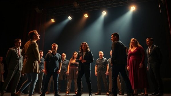 San Diego Weekend Events: Theater group performing on stage.