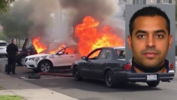 San Jose police arrest man suspected of setting several vehicles on fire