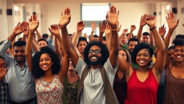 Haitian Temporary Protected Status community gathering expressing unity.