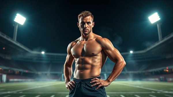 Athlete standing confidently on field during Ja'Marr Chase offseason training.