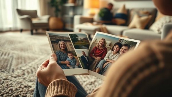 Person holding family photos reflecting on the Return to Nature Funeral Home scandal.
