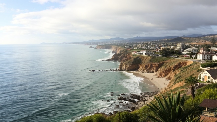 Carlsbad CA coastline highlighting Mortgage Rate Trends and home buying opportunities.