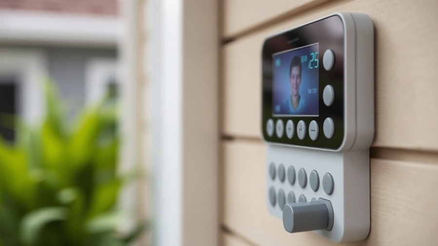 Close-up of a smart home control system showcasing modern home technology trends.