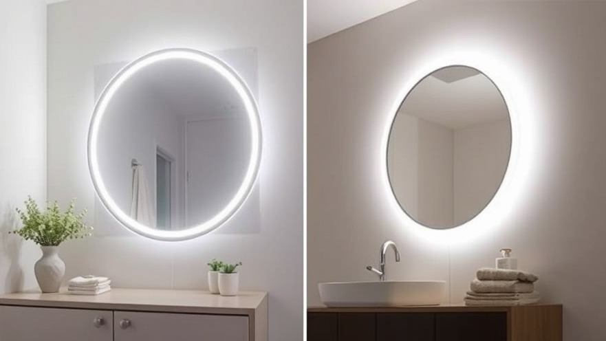 10 unique mirror light design ideas for modern home ideas.