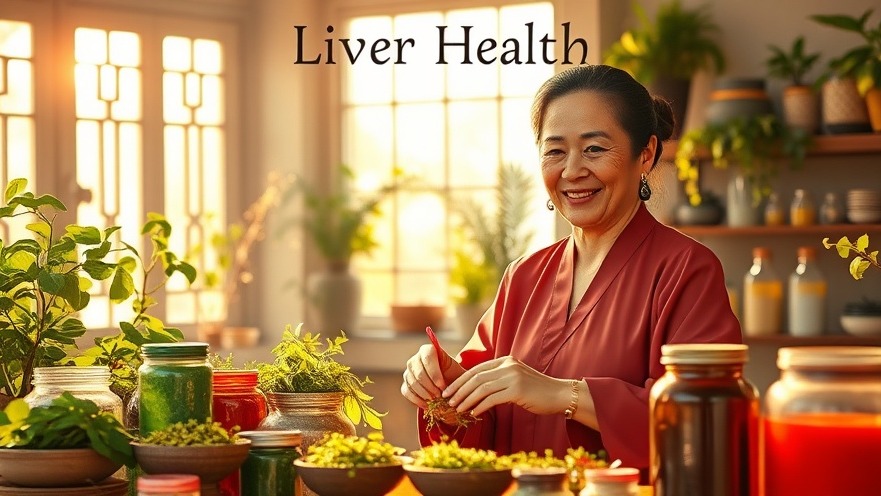 Traditional Chinese Medicine practitioner promotes gut microbiota and liver health.