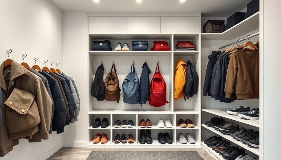 Neatly organized storage space with shelves and hooks for efficient St George Storage Solutions.
