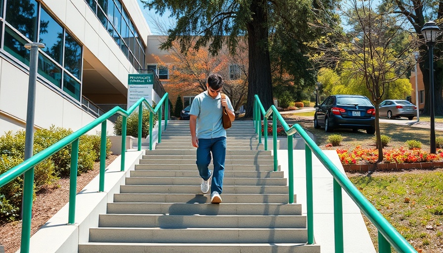 Financial aid area at a California college campus.