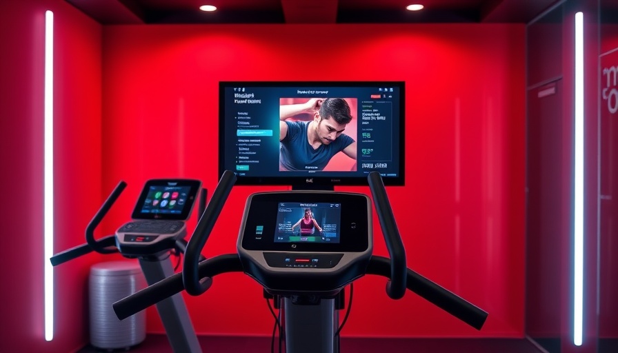 Tonal smart home gym review: sleek design on red backdrop